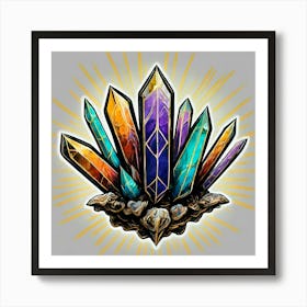 Crystals In The Sky Art Print