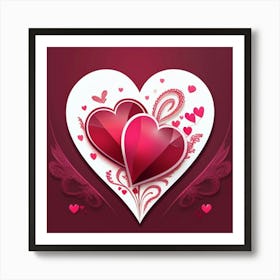 Heart 4 you Art Print