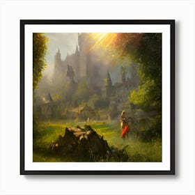 Fairytale Castle 1 Art Print