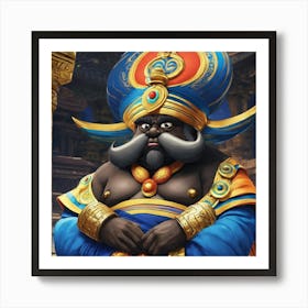 King Of The Gods 1 Art Print