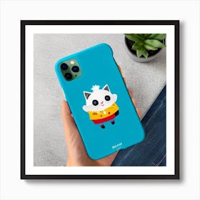 Cat Phone Case Art Print