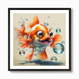 Goldfish 2 Art Print