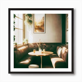 Luminous Café Vista Art Print