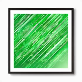 Abstract Green Background 4 Art Print