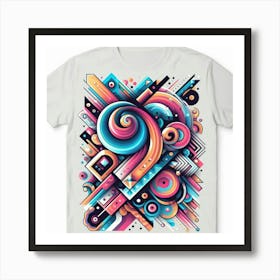 Abstract T-Shirt Art Print