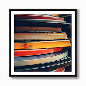 Stack Of Vinyl Records 2 Art Print