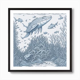 Fish In The Sea Art Print