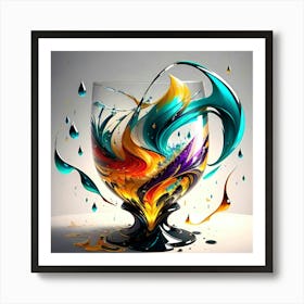 Abstract Painting 21 Art Print