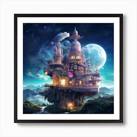 Castle In The Sky 2 Art Print