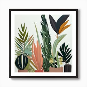 'Potted Plants' Art Print