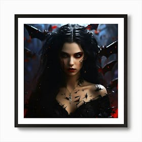 Dark Beauty Art Print