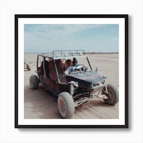 Desert Safari In Egypt Art Print