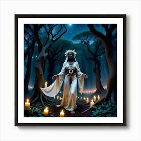 Witch In The Woods 2 Art Print