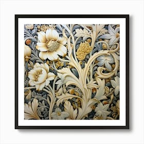 Flower Floral Pattern Floral Digital Spring Flora Botanical Blossom Bloom Vintage Art Print