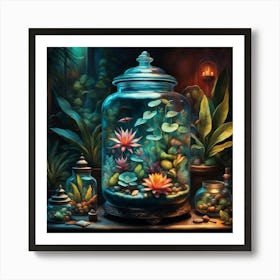 Jar Of Water Art Print