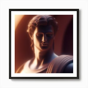 Statue Of Athena 5 Art Print