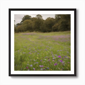 Wildflower Meadow Art Print