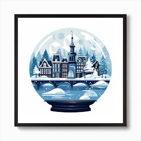Amsterdam Netherlands 6 Snowglobe Art Print