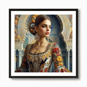 Andalus Beauty from Spain Art Print