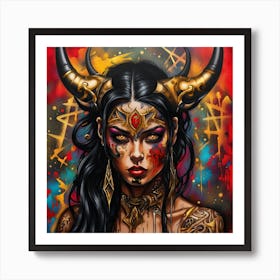 Devilish Art Print