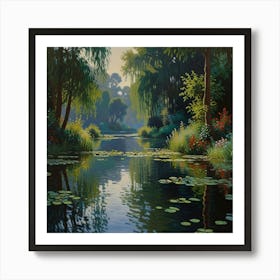 Lily Pond Art Print