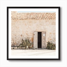 Coastal Home Square Art Print