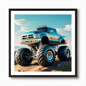 Monster Truck 15 Art Print