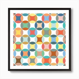 Abstract Circles Art Print