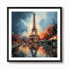 Paris Eiffel Tower Art Print