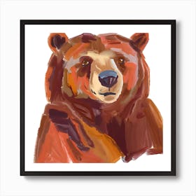 Brown Bear 01 Art Print