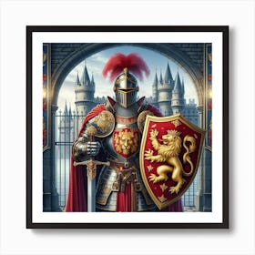 Knight In Shining Armor 1 Art Print
