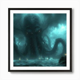 Octopus Art Print