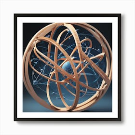 Atomic Sphere Art Print