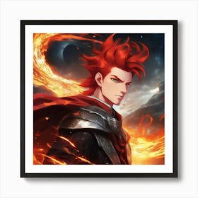 Boy With Red Hair Art Print