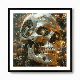 Skull Of Time Art Print