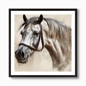 Horse Portrait Art Print