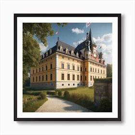 Castle In Czech Republic Art Print