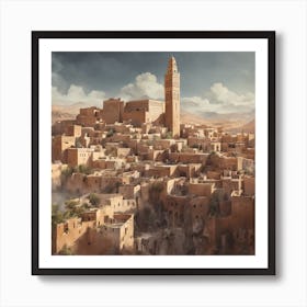 Arab mosque Art Print