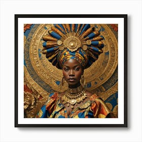 African Beauty 1 Art Print