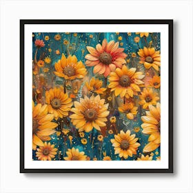 Sunflowers 18 Art Print