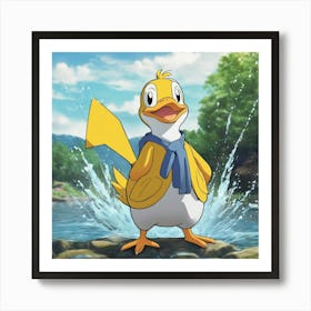 Pokemon Duck 1 Art Print