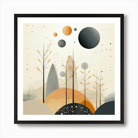 Abstract Landscape 1 Art Print