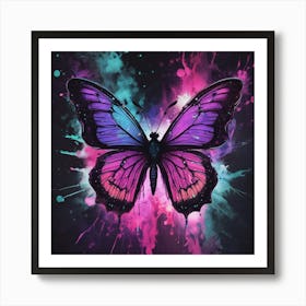 Butterfly Painting 250 Art Print