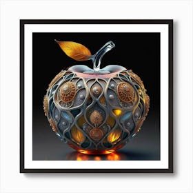 The glass apple an intricate design that adds to its exquisite appeal. Art Print