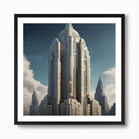 Futuristic Skyscraper 3 Art Print