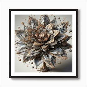 Flower Of Metal Art Print