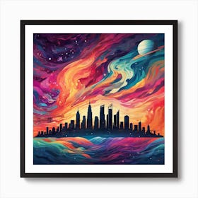 Cityscape Art Print