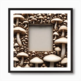 Mushroom Frame 1 Art Print