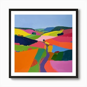 Abstract Travel Collection Belgium 3 Art Print