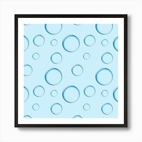 Water Bubbles Art Print